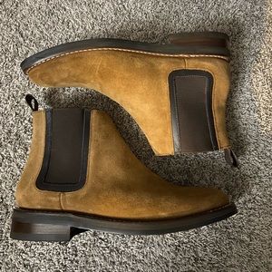 Thursday Boots Duke Chelsea weatherproof Tan suede BRAND NEW 9.5